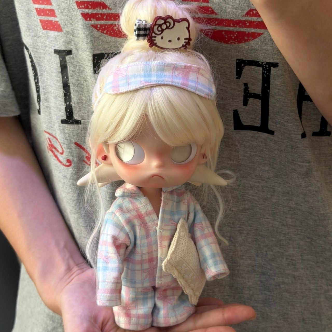 Yearning Doll Light Golden Bangs Water Ripples Other Wig