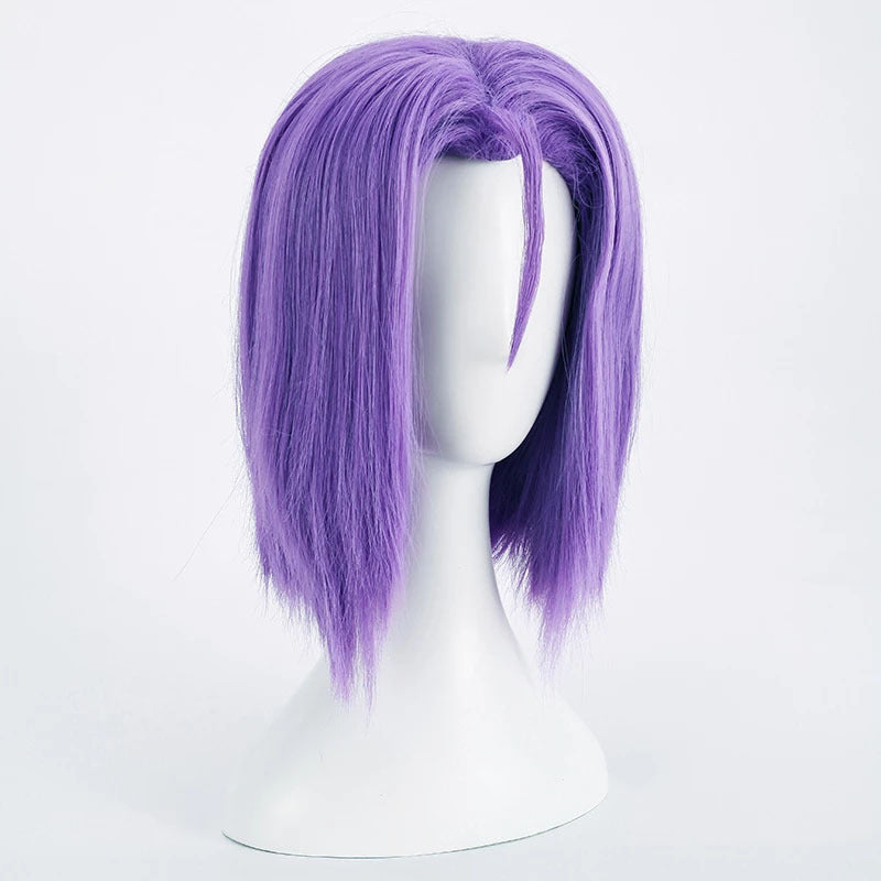 Purple Mid-point Raised Wisp Of Bangs Cos Wig