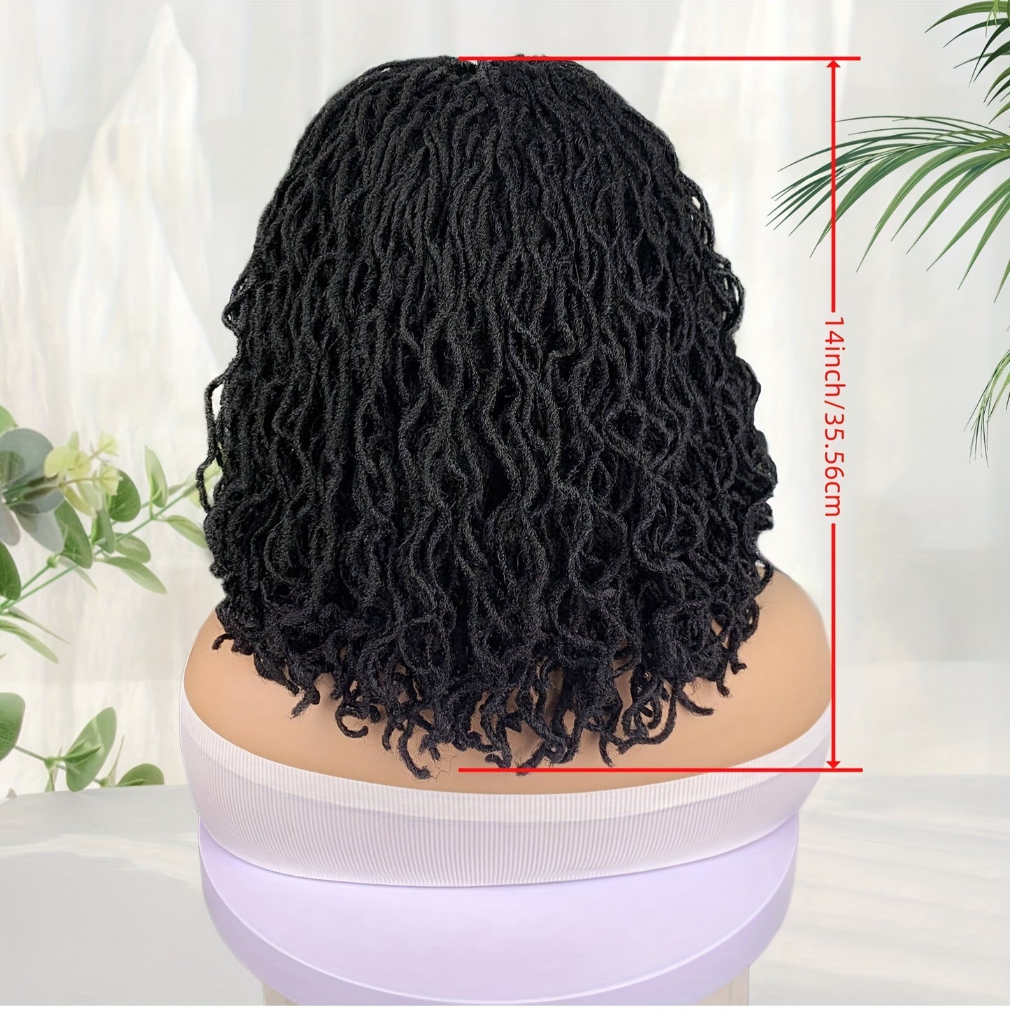 Chemical Fiber Small Roll African Dirty Wig Short Curly Hair