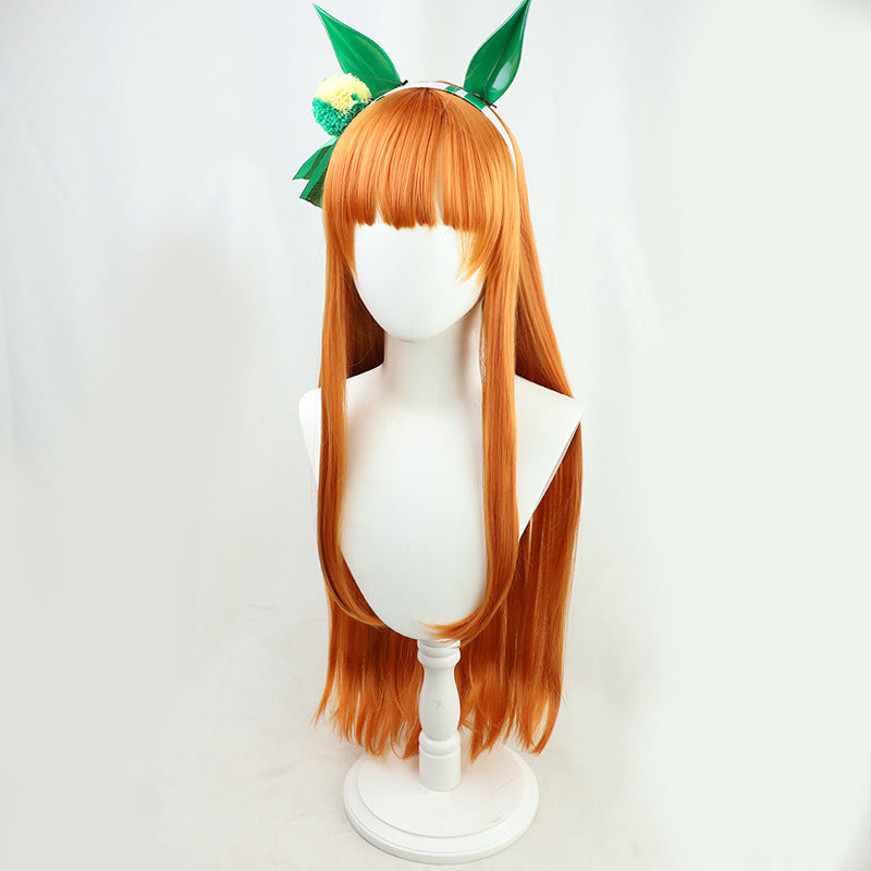 Free Man Horse Racing Silent Headwear Cos Wig