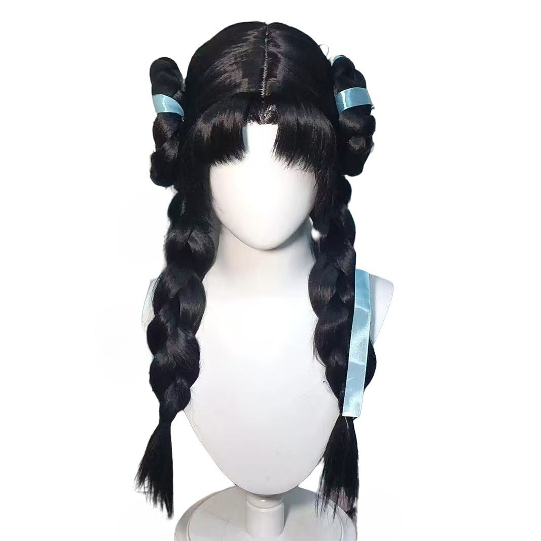Girly Style Comes With Double Twist Braid Cos Wig