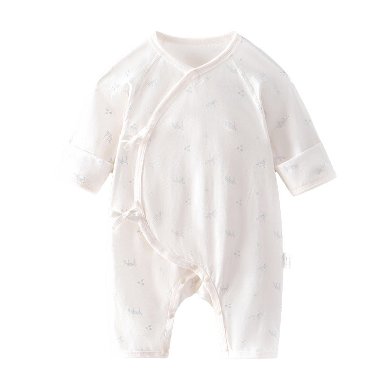 Summer Thin Cotton Butterfly Long Sleeve Jumpsuit Jumpsuit, Climbing Suit