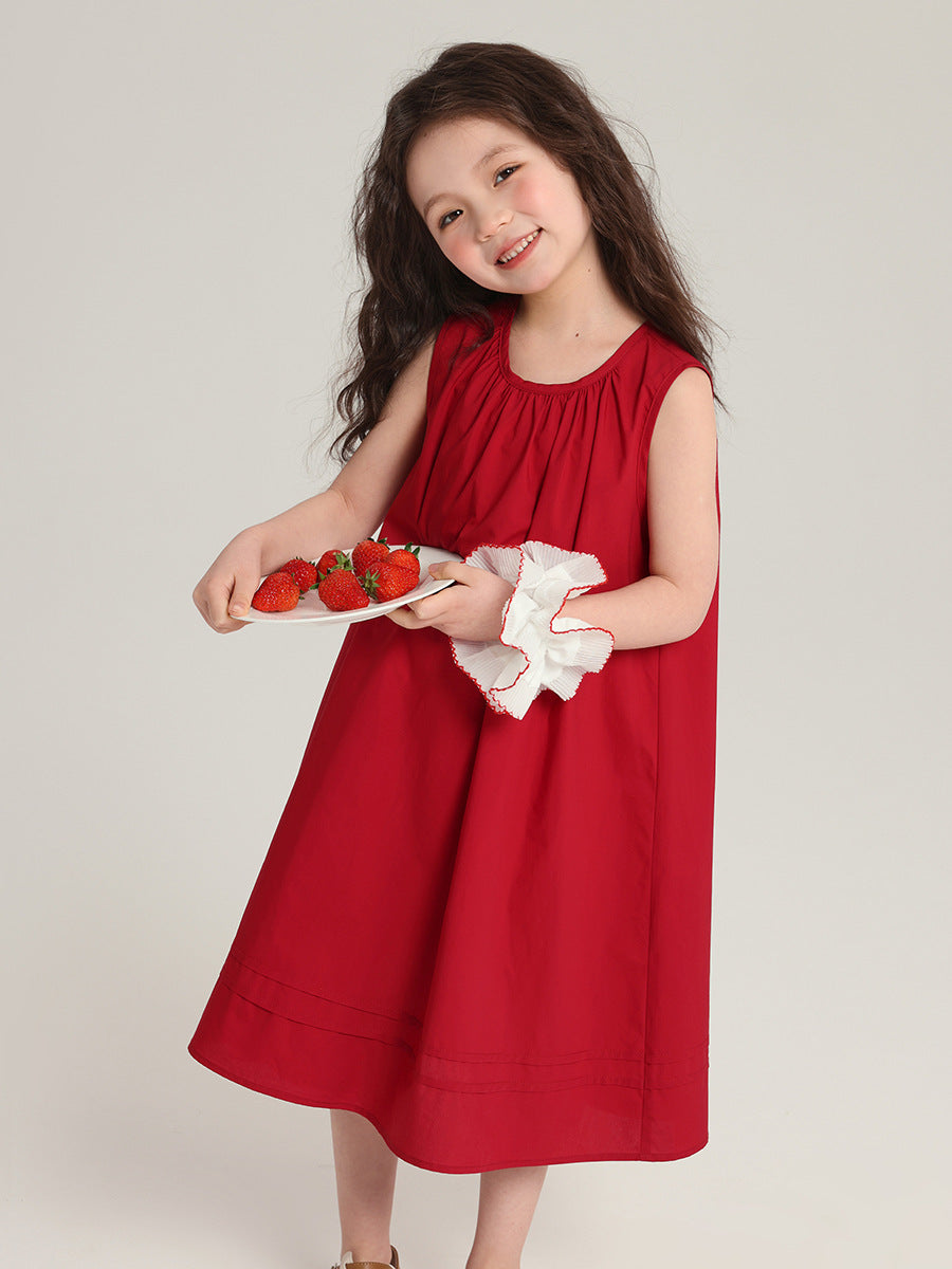 Children's Clothing Seaside Vacation Style Skirt Summer Children's Dress