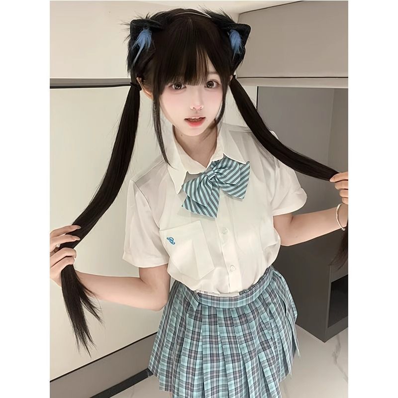 Women's Hair Natural Fluffy Bangs Style Little Long Straight Wig