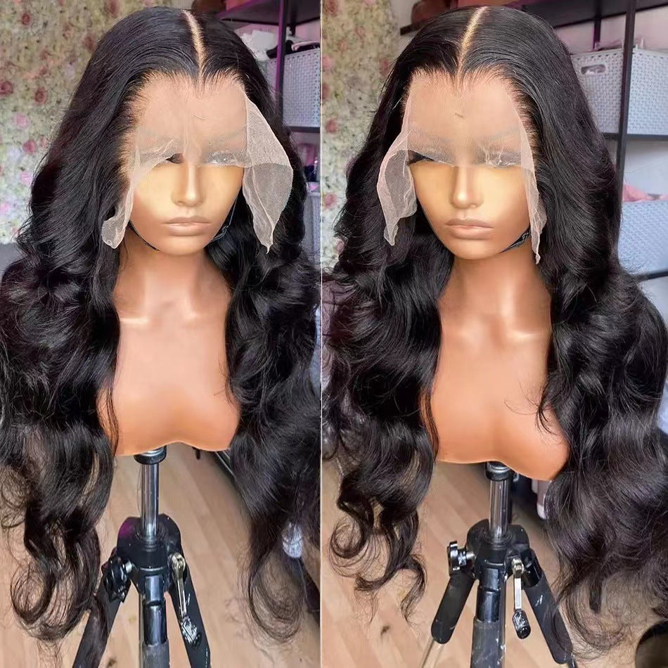 Unique Women's Front Lace Big Wave Wig Long Curls