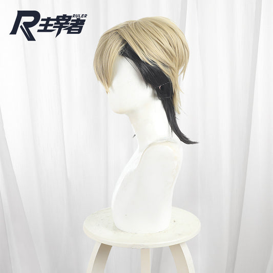 Of Waste Linen Color Wool Wolf Tail Cos Wig