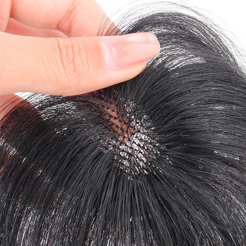 Women's Head Bangs Hairpiece Repair Cover Hairline Wig