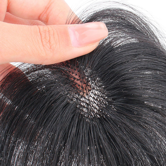 Women's Head Bangs Hairpiece Repair Cover Hairline Wig