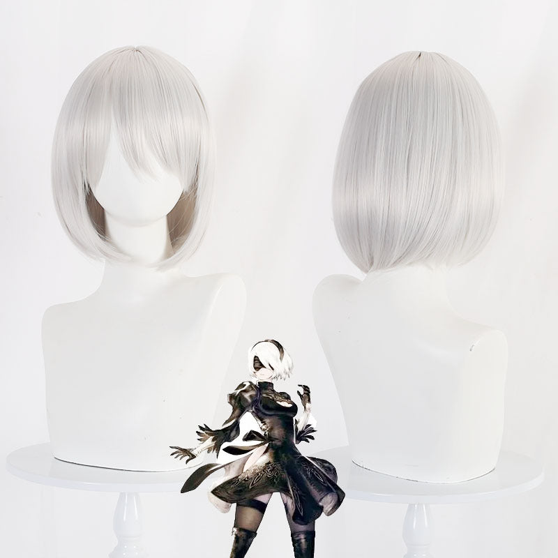 Pretty Automata Heroine Sier Gray White Cos Wig
