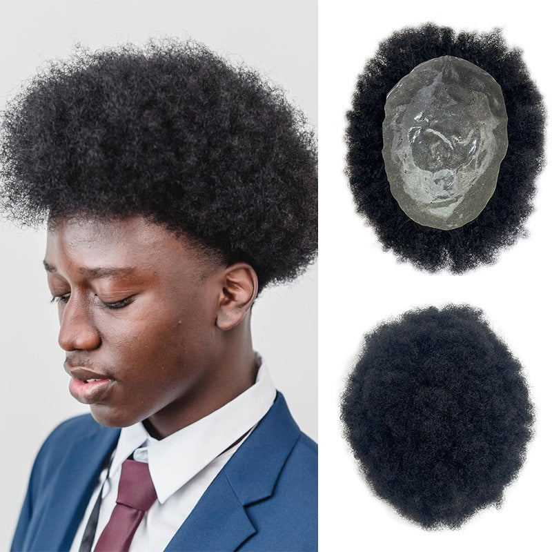 Men's Qu Hair Pack Piece Full Human Men's Wig