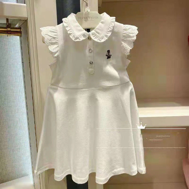 Class Summer Korean Style Little Bear Soft Breathable Children's Dress