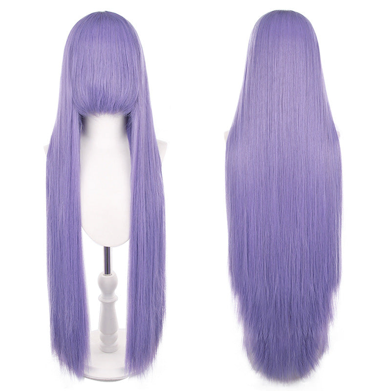 Mao Style Universal Scalp Head Long Bangs Cos Wig