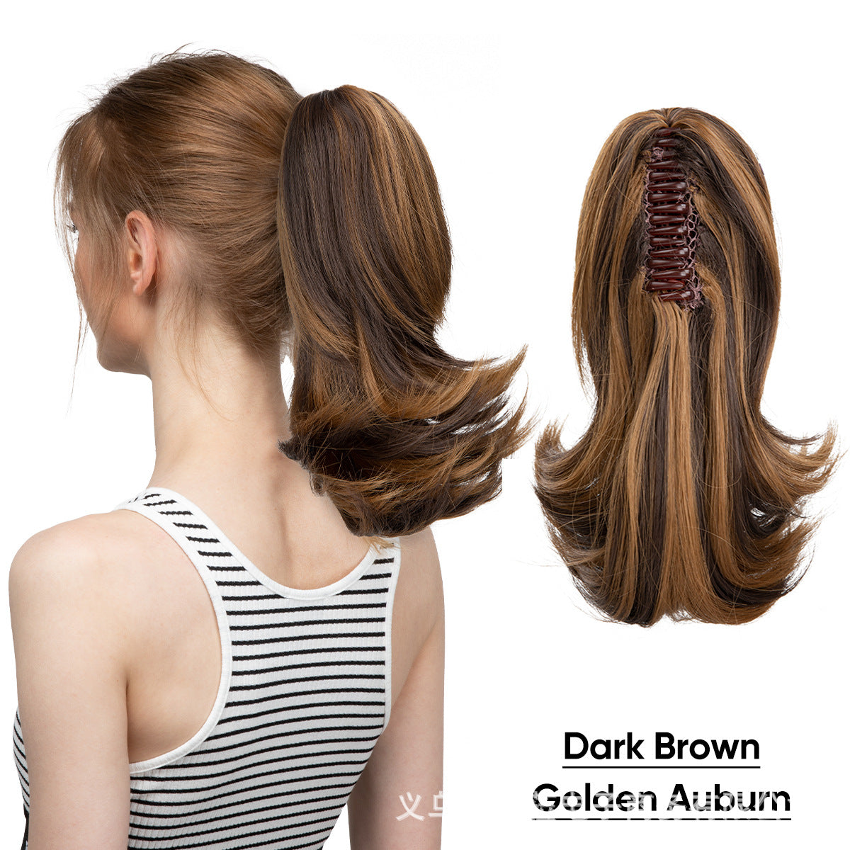Lady Fiber Hair Band Matte Chemical Small Roll Grip Wig Ponytail