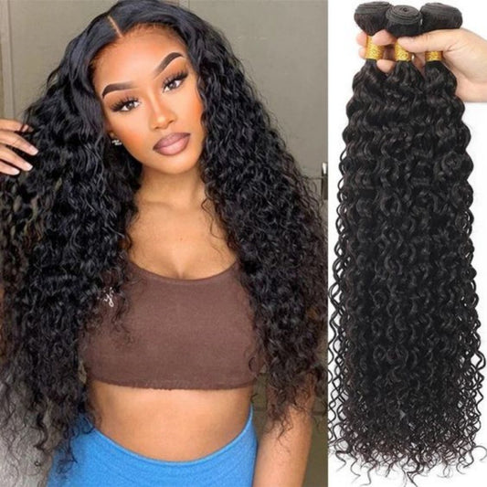 New Slouchy Human Extension Natural Thick Real Hair Wig