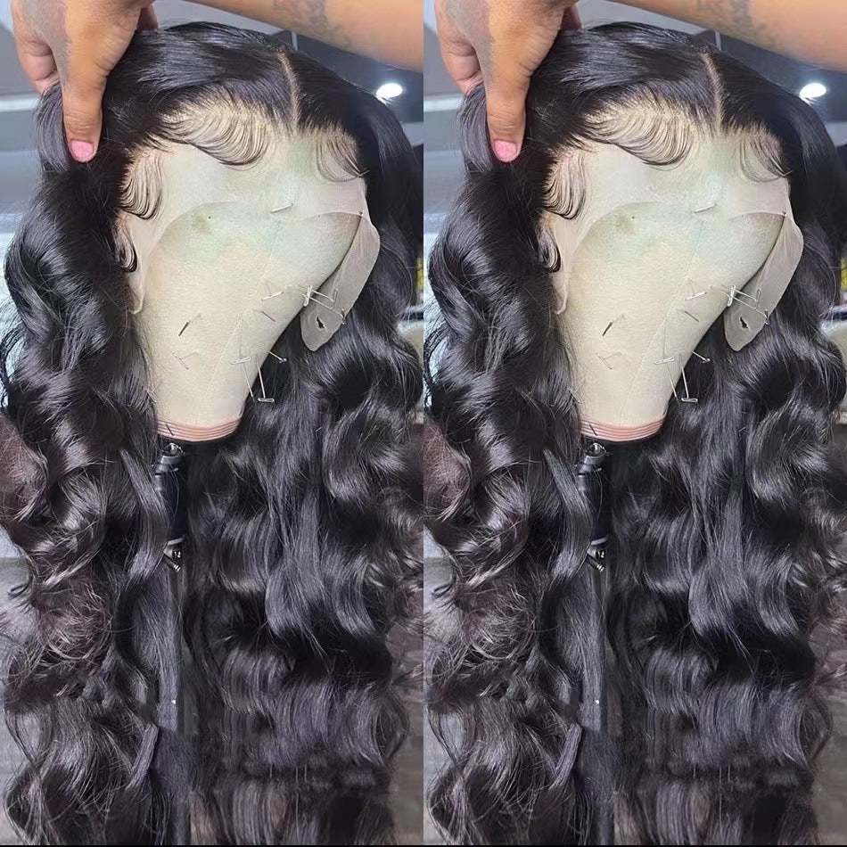 Pretty Creative Front Lace Ms. Hair Wig Long Curls
