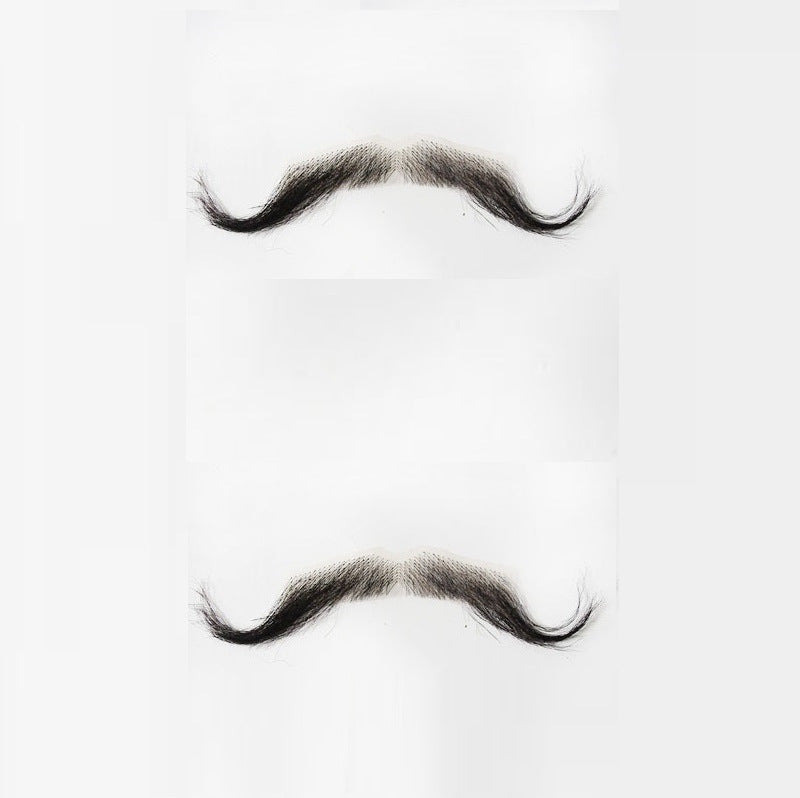 Men's Film Television Makeup Beard Props Real Human Hair Simulation Tin Other Wig