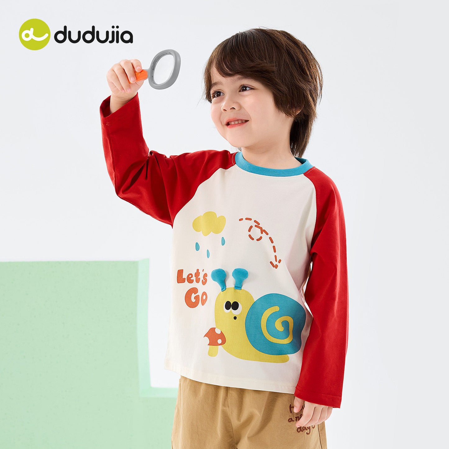 Children's Cute Cartoon Collection Spring Long Sleeve Children's T-shirt