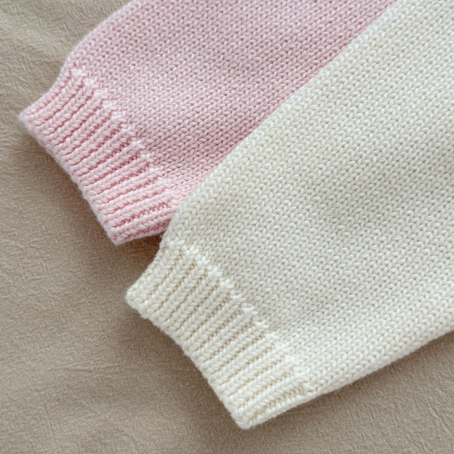Sweater Jumpsuit Born Pure Cotton Knitted Long Sleeve Hollow Out Jumpsuit, Climbing Suit
