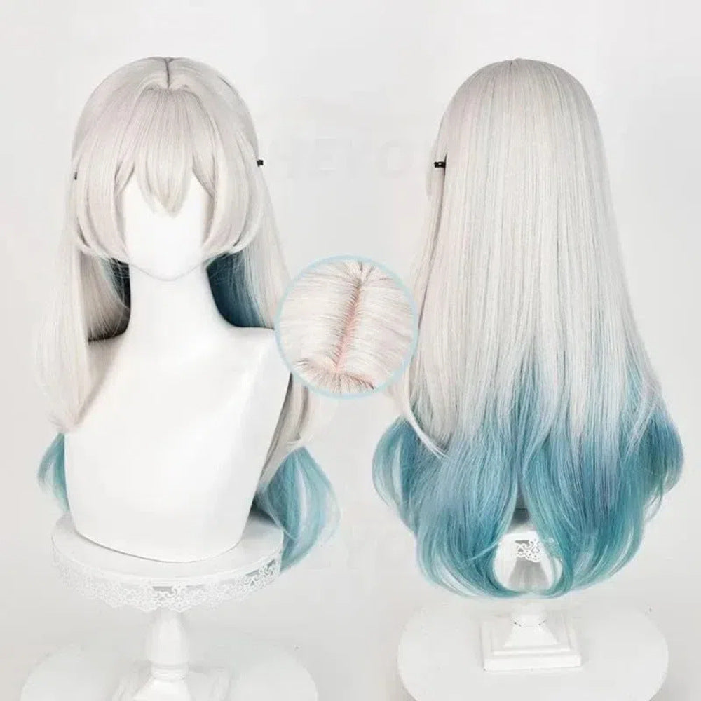 Broken Star Dome Railway Flowing Simulation Scalp Color Cos Wig