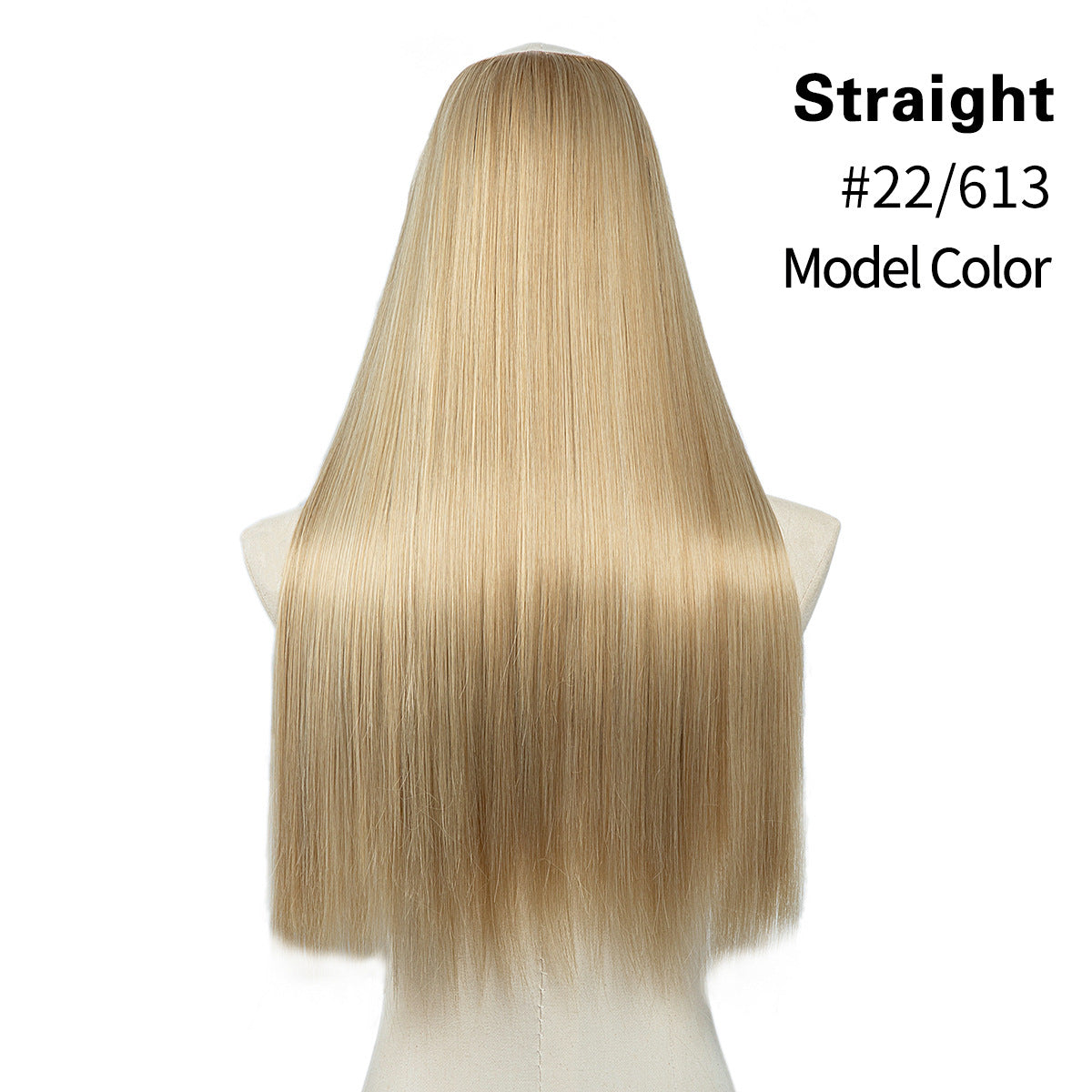 Female Chemical Fiber Simulation U-shaped Half Headgear Seamless Wig