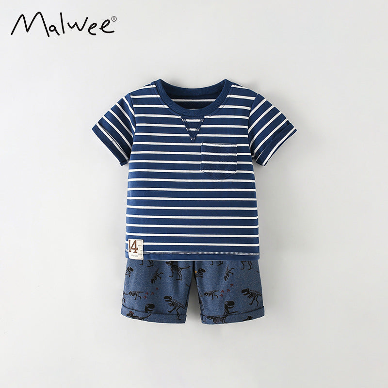 Children's Clothing Summer Short-sleeved Small Older Short Sleeve Children's Suit