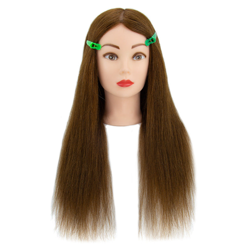 Curly Hairdressing Teaching Mannequin Braided Makeup Doll Other Wig