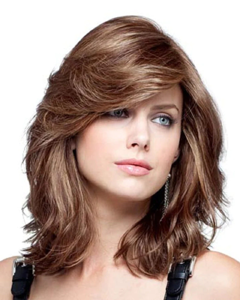 Women's Synthetic Granny Grey Sier Gray Sheath Wig Short Curly Hair