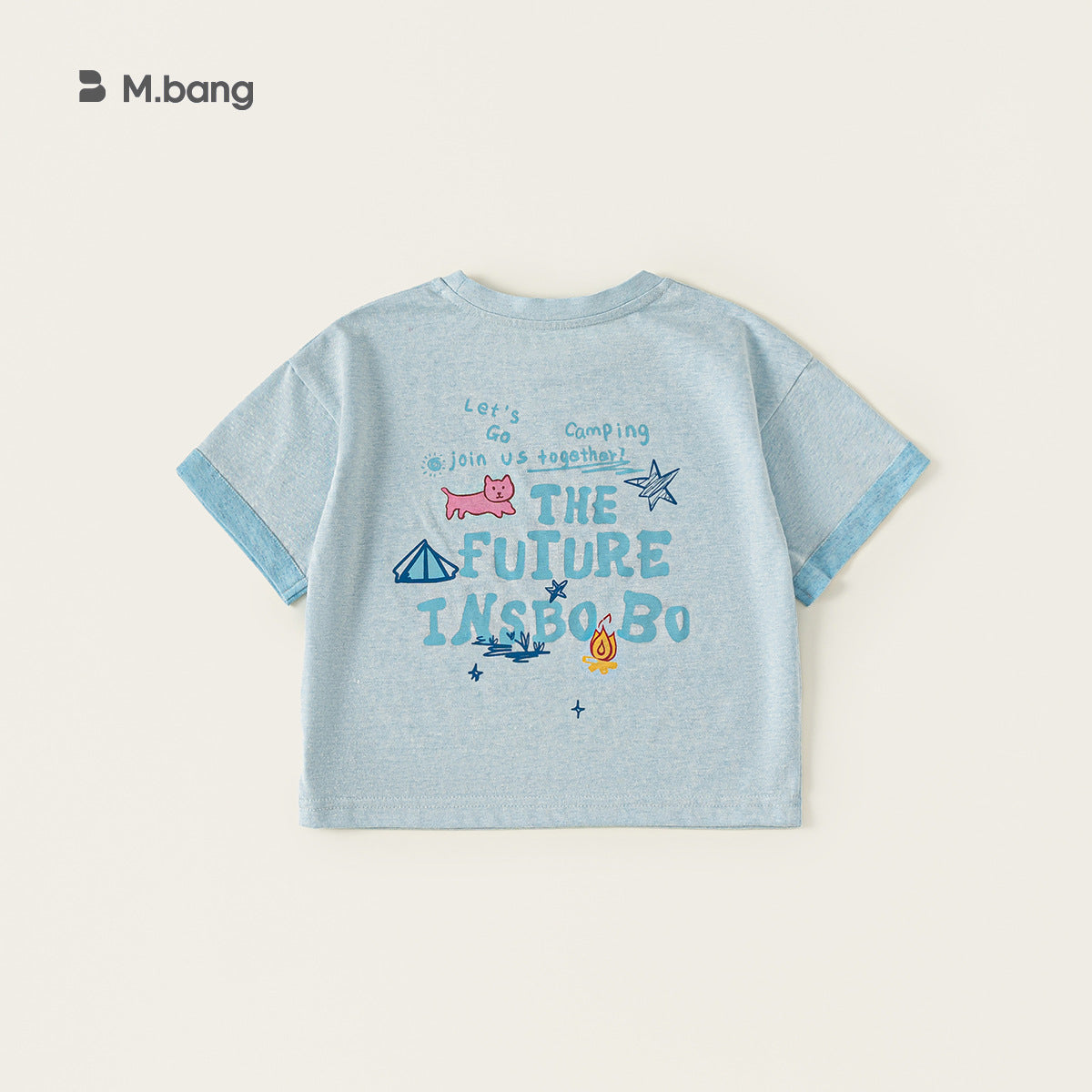 Children's Clothing Thin Summer Letter Printed Short-sleeved Clothes Loose Cool Children's T-shirt