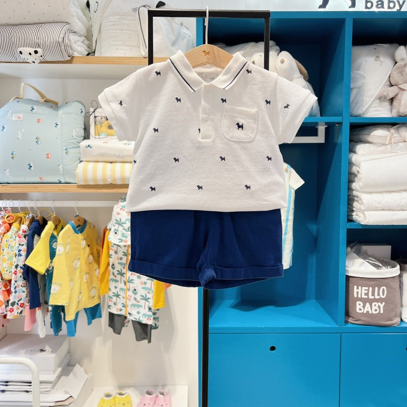Children's Summer Short-sleeved Shorts Two-piece Clothes Children's Suit