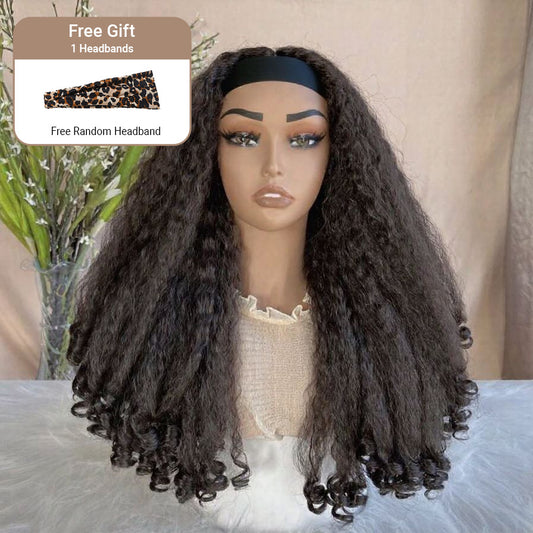 Chemical Fiber Machine Ice Ribbon Curly Wig Long Curls