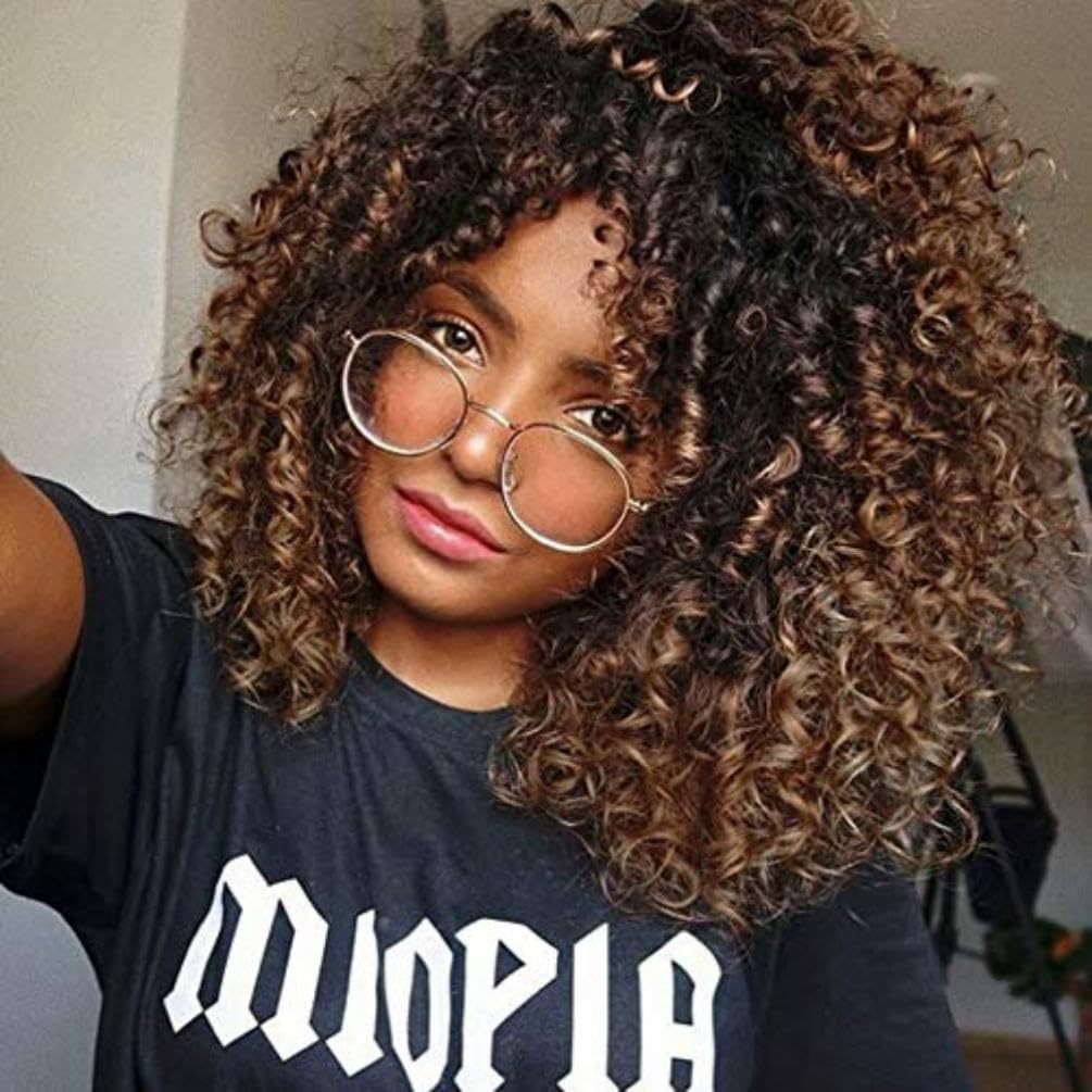 African Afro Fluffy Fashion Curly European Wig Long Curls