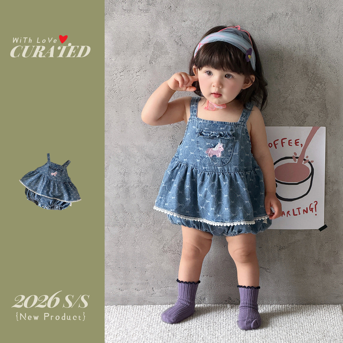 Sweet Cool Soft Cute Thin Hanging Jumpsuit, Climbing Suit