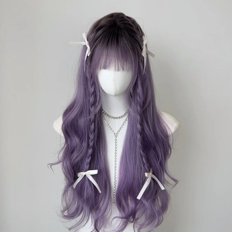 Female Summer Gradient Explosion Top Paris Painting Other Wig