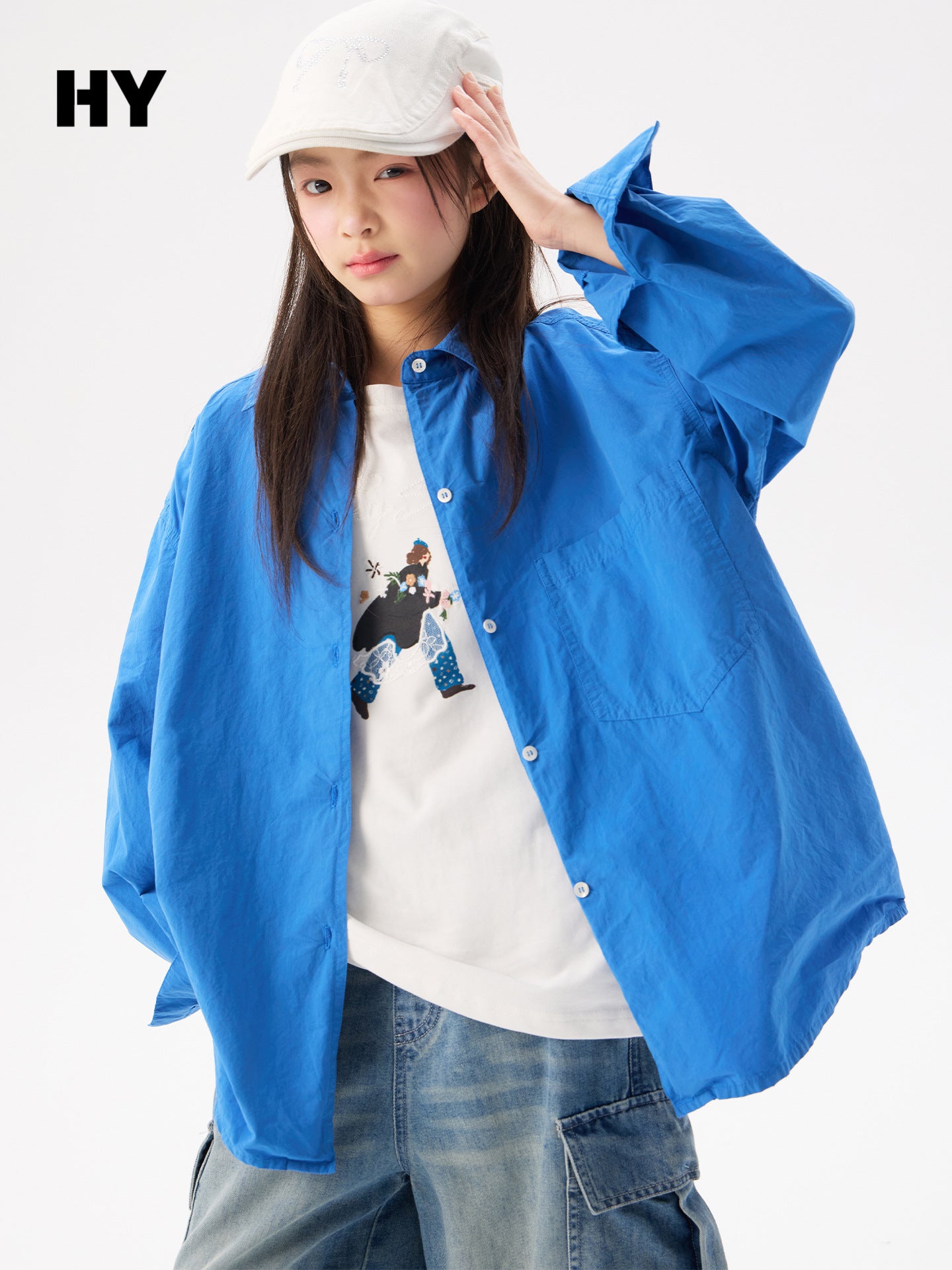 Children's Clothing Spring Wear Outer Boys Tops Small Teen Children's Shirt