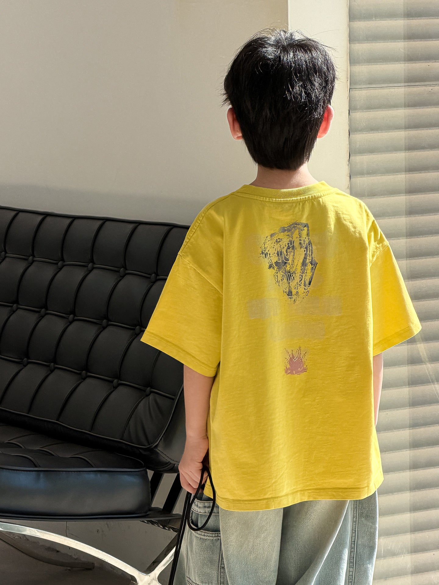 Children's Summer Top Western Style Medium Small Children's T-shirt