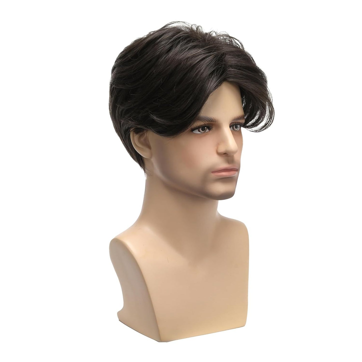 Unique Men's Fashion Mid-length Handsome Short Men's Wig