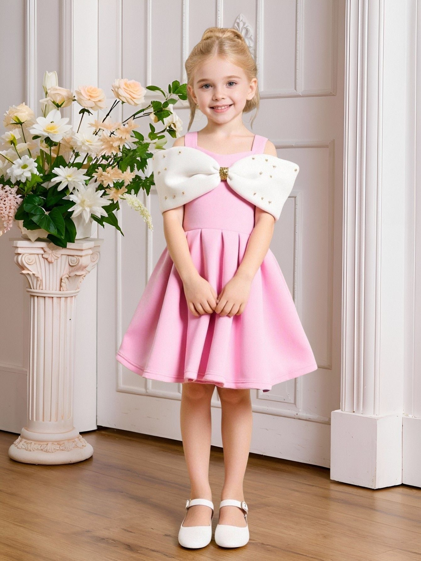 Summer Sweet Temperament Piano Performance Wear Princess Children's Dress