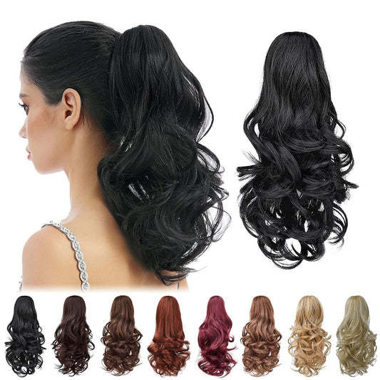 Women's Short Fiber Big Hair Claws For Wig Ponytail