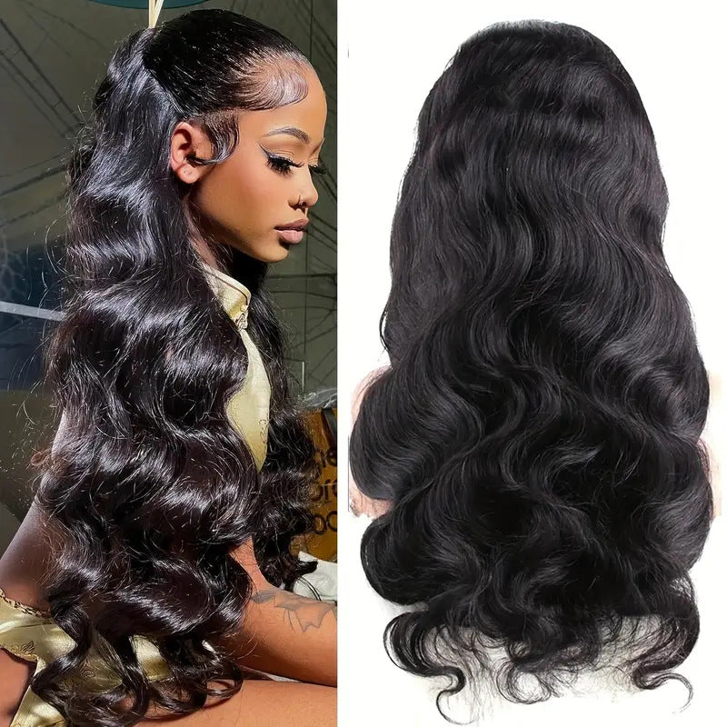 Front Lace Female Hair Medium Big Wave Curly Fluffy Natural Wig Long Curls