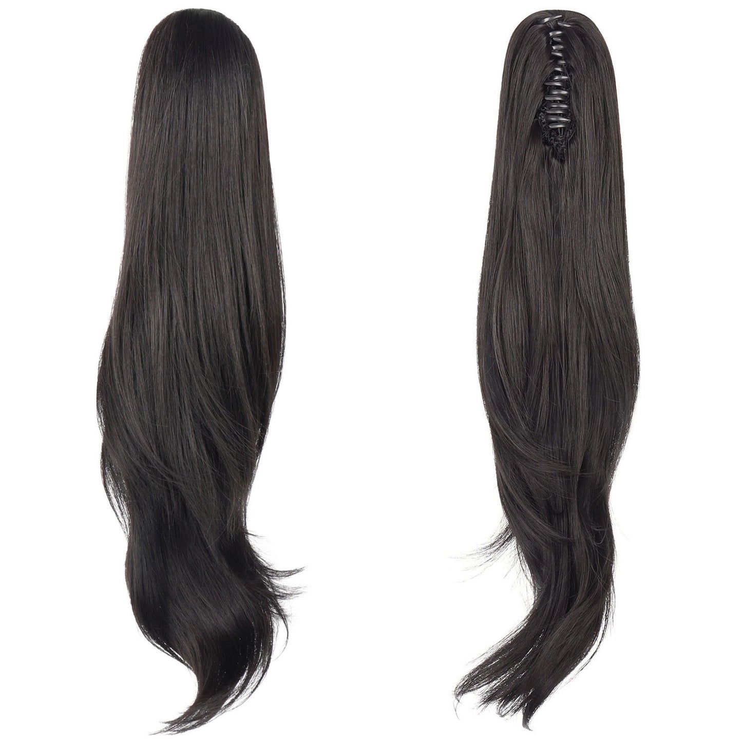 Mid-length Fiber Jaws Clamp Grip High Female Lazy Wig Ponytail