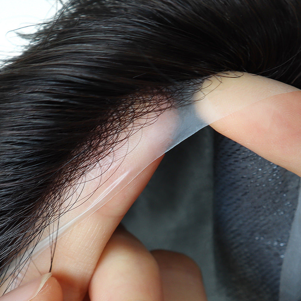 Comfortable Men's Human Wigs Hair Piece Men's Wig