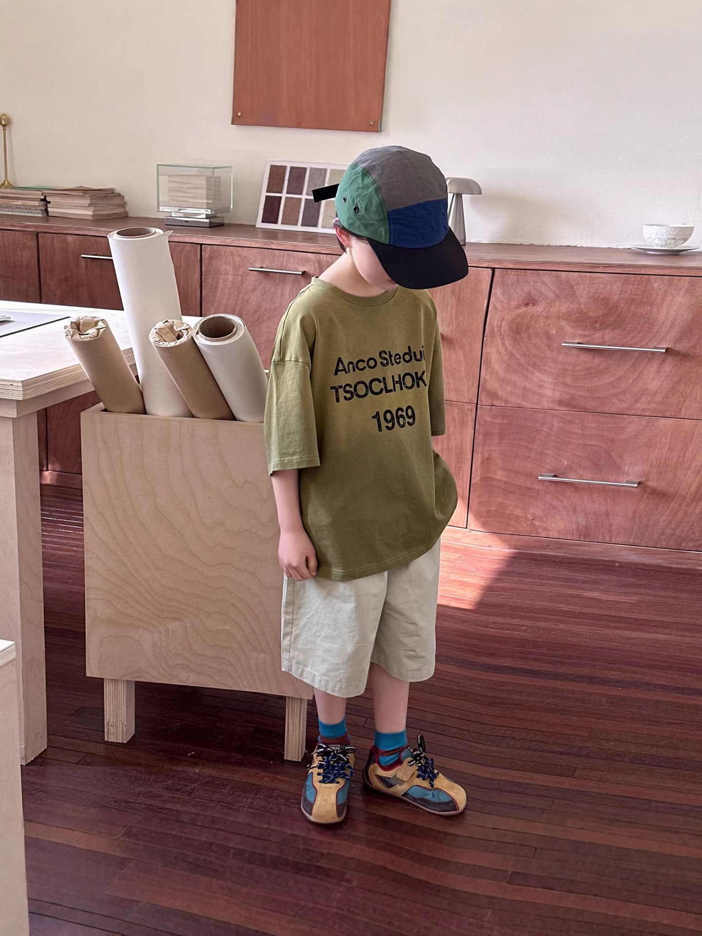 Children's Summer Cotton Casual Tops Trendy Cool Half-sleeved Clothing Children's T-shirt