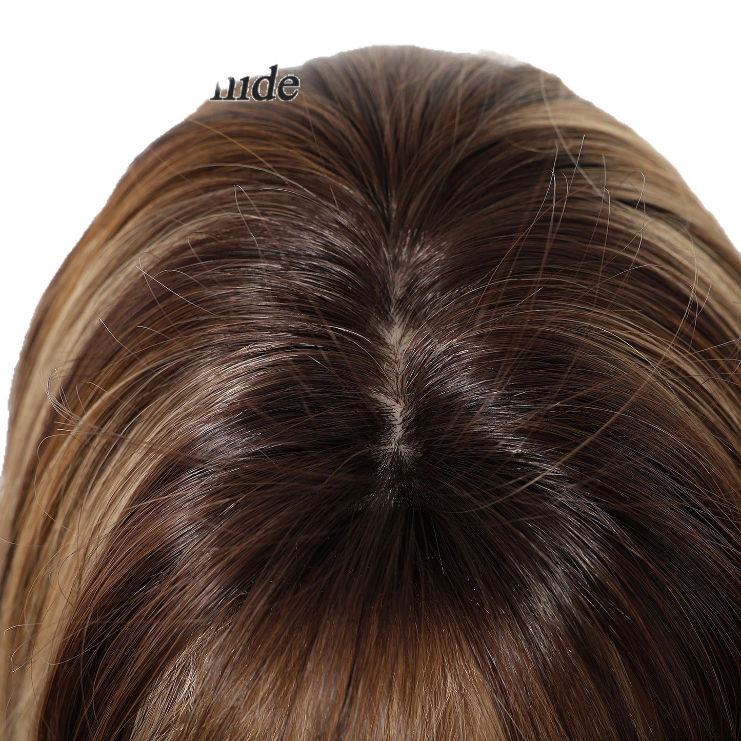 Gradient Bangs Fashion Shoulder Mechanism Rose Wig Short Straight Hair