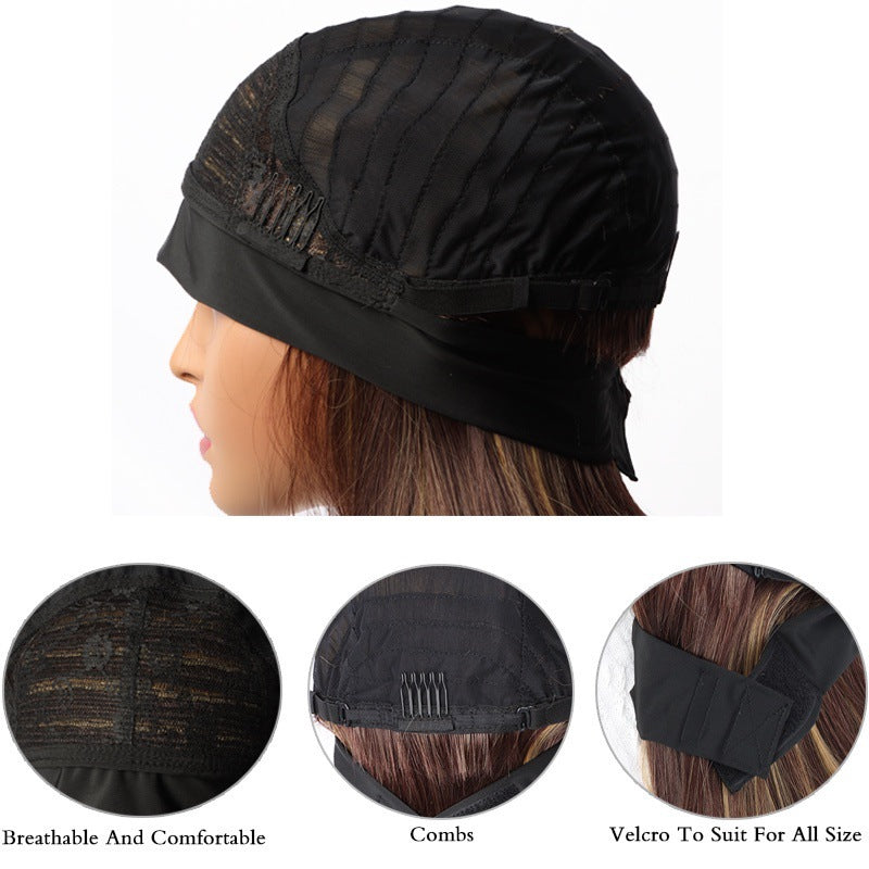 Women's Scarf Black Hair Band Long Straight Other Wig