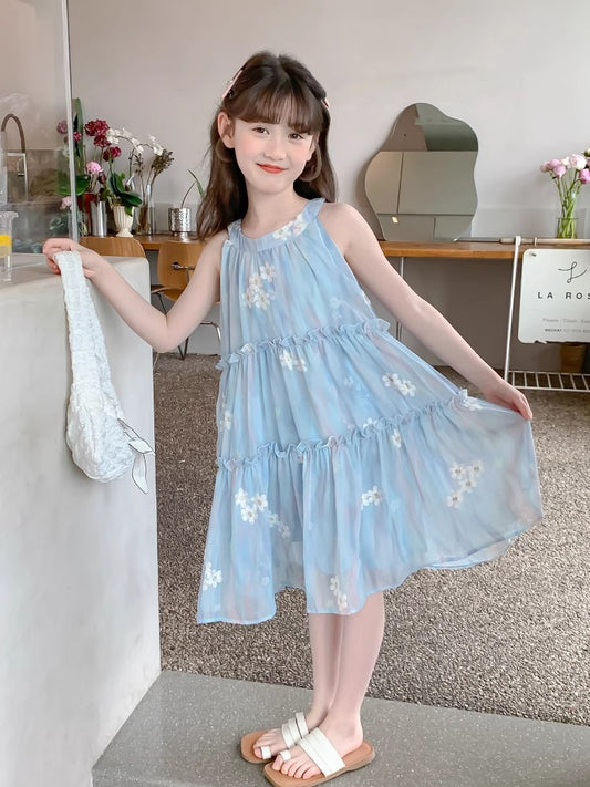 Children's Summer Skirt Beach Little Chiffon Princess Children's Dress