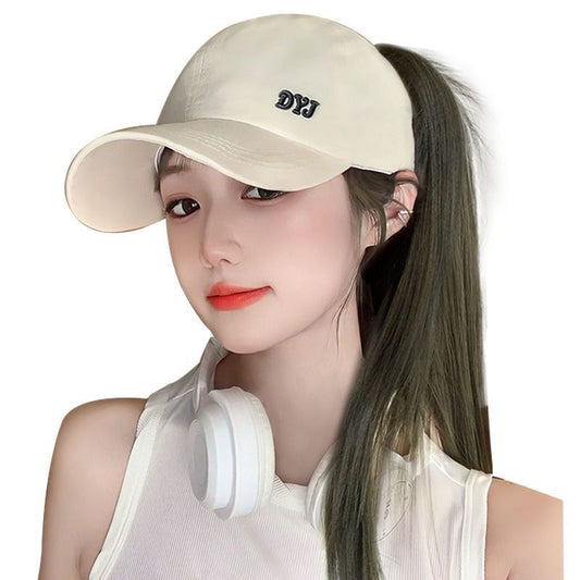 One Half Cap Long Hair Exquisite Capable High Ponytail Summer Other Wig