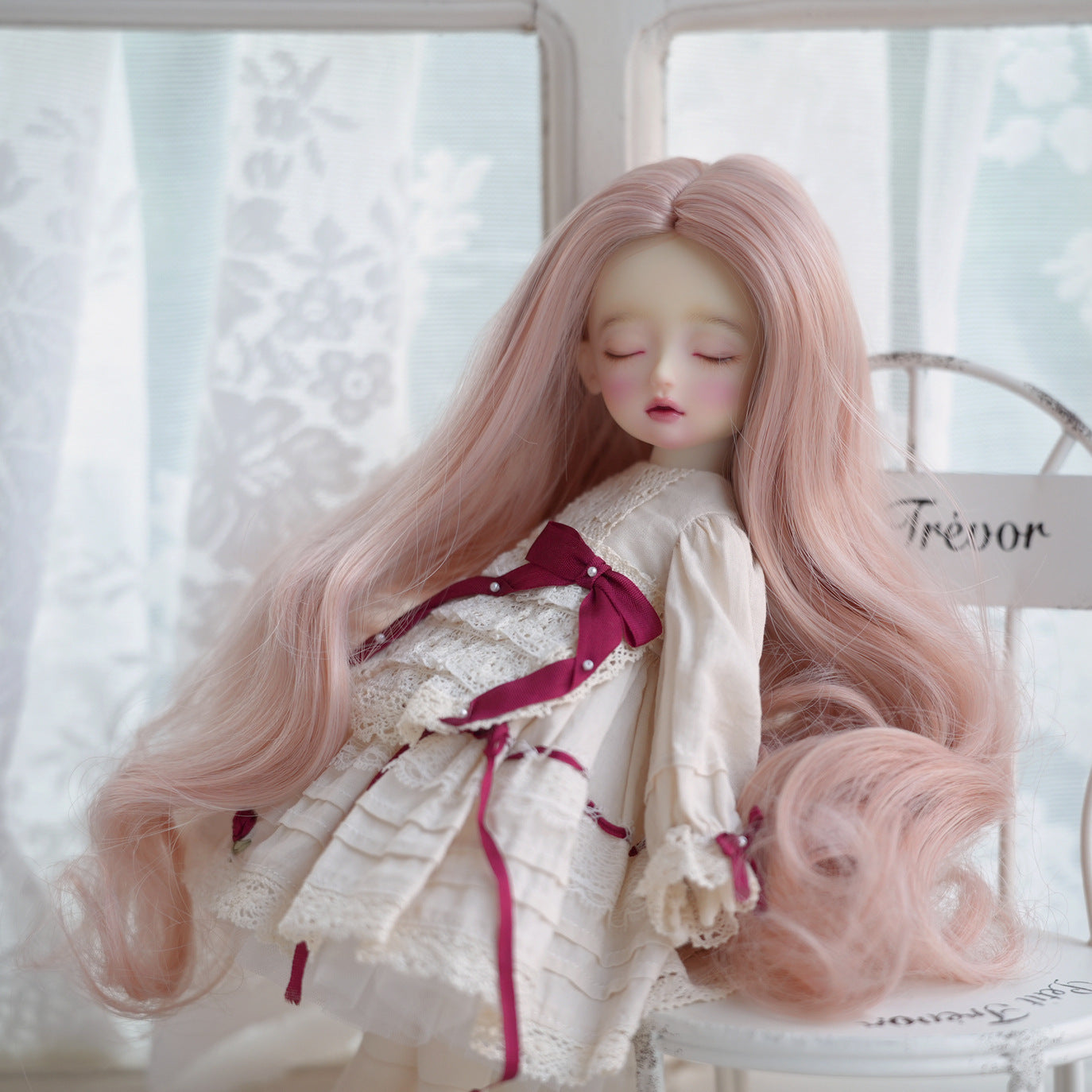 Doll Work Point Points Change Hair Soft Silk Other Wig