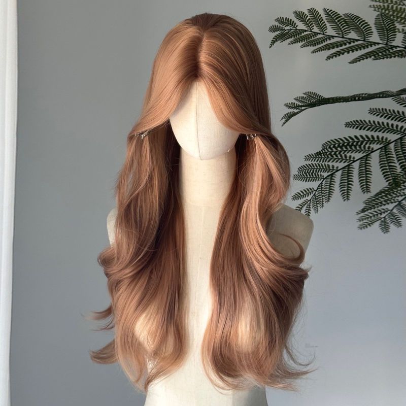 Curly Hair High-grade Big Wave Artificial Natural Wig Long Curls