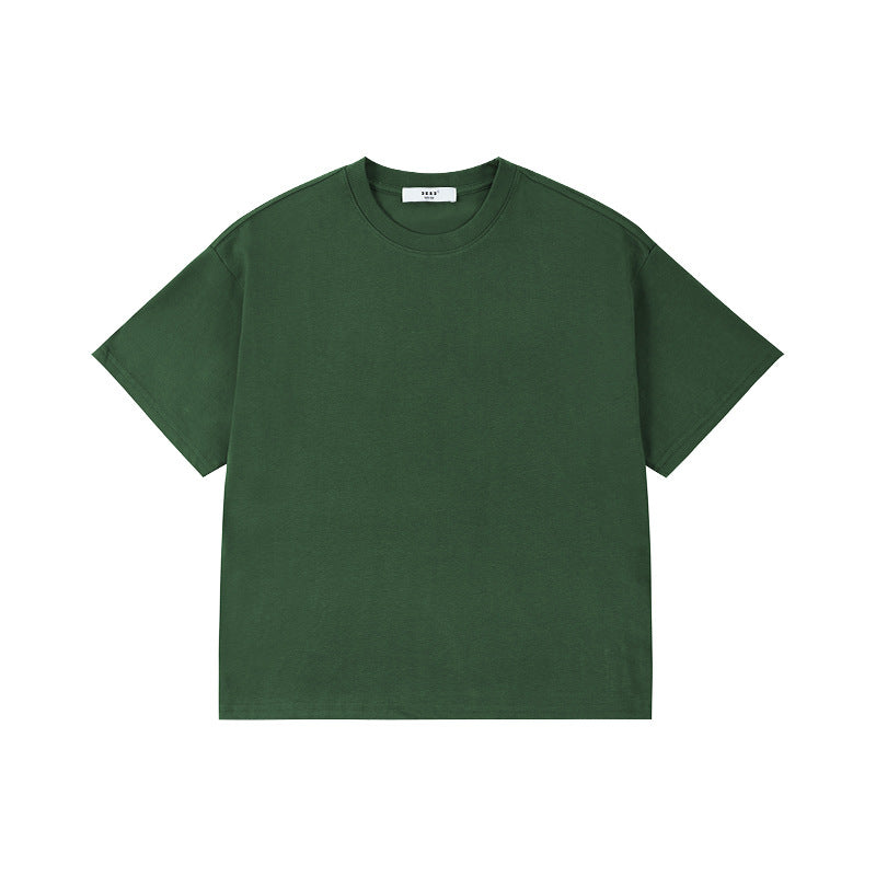 Children's Cool Feeling Boys Solid Color Short-sleeved Medium Big Sun Protection Children's T-shirt