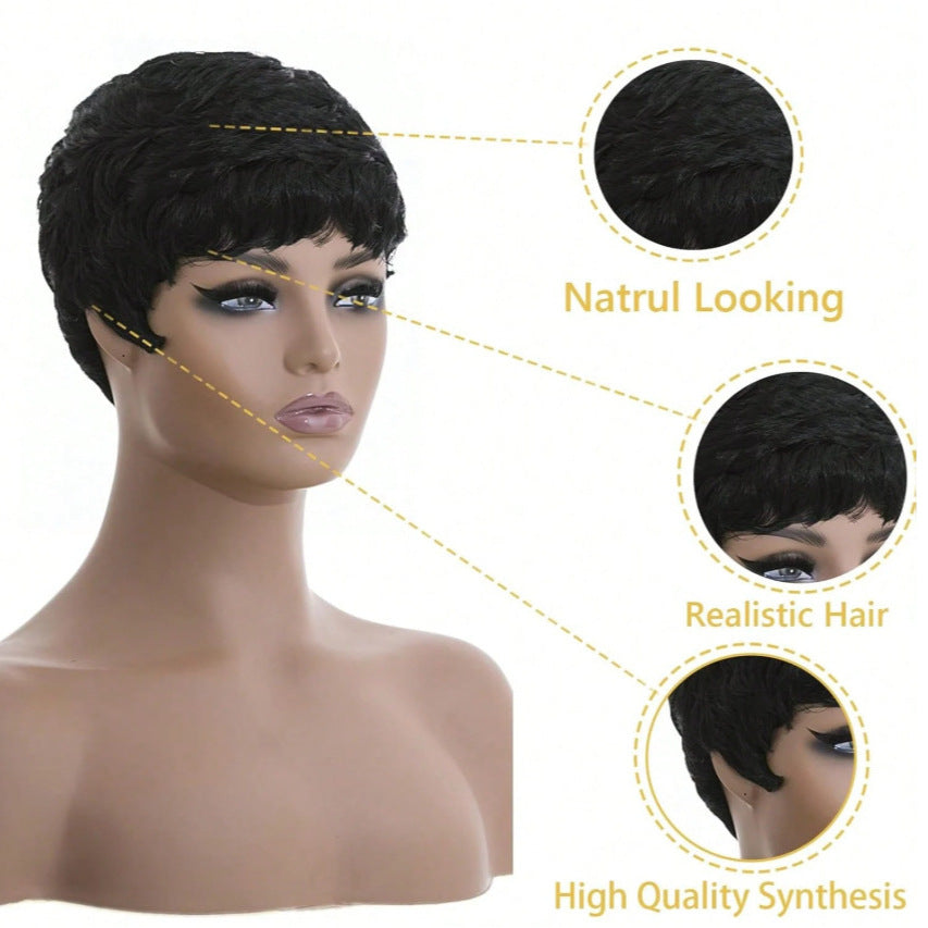 Creative Trendy Women's Fashion Synthetic Wigs Wig Short Straight Hair